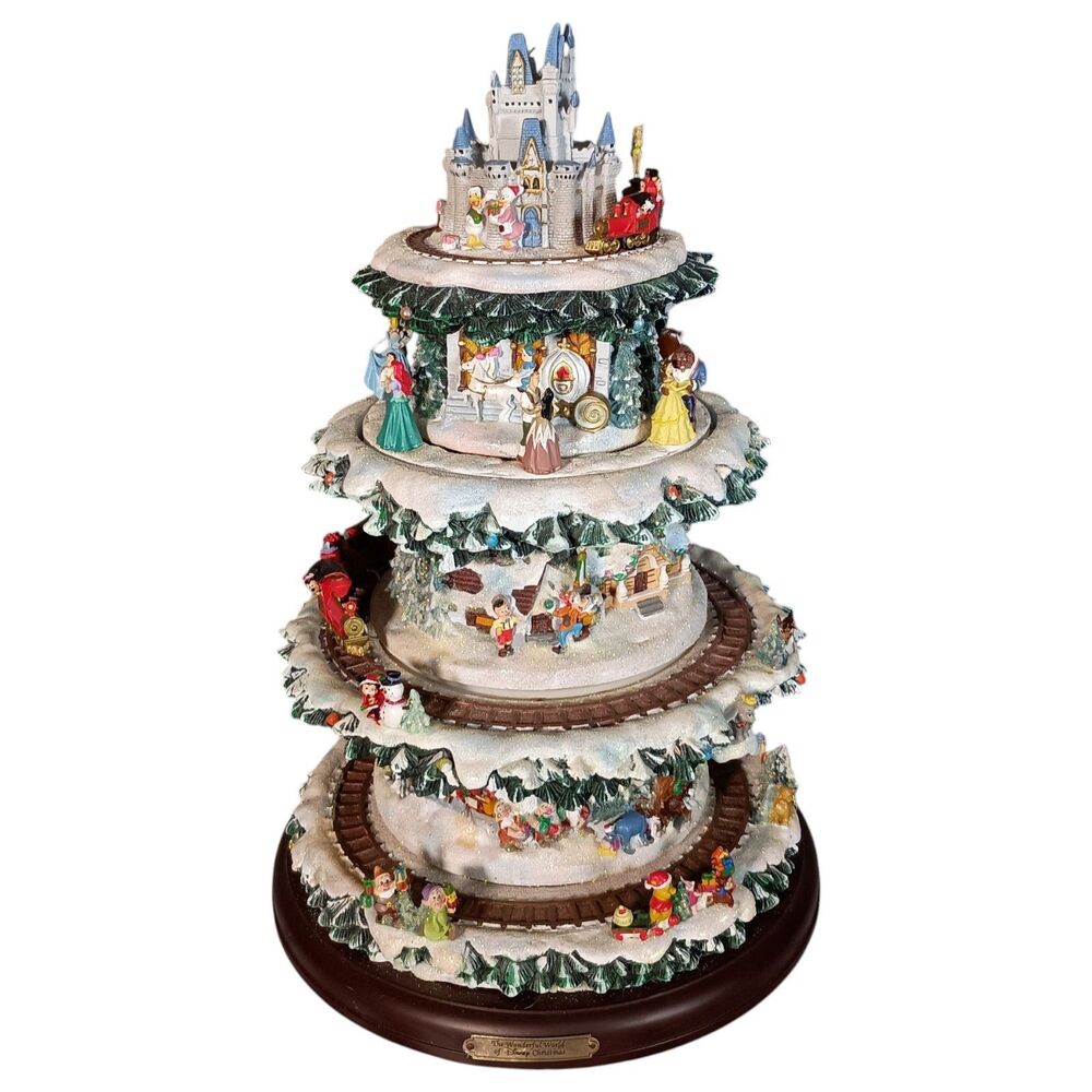 The Wonderful World Of Disney Animated Christmas Tree Hawthorne Village Musical
